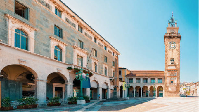 Video time lapse professionale di un cantiere a Bergamo