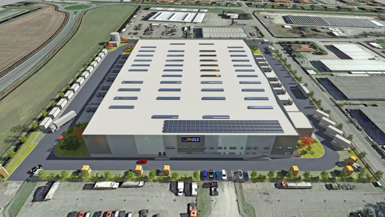 immagine del polo logistico gls