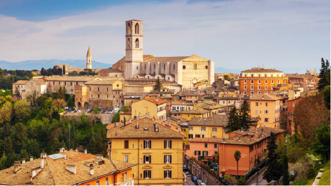 Video time lapse professionale di un cantiere a Perugia