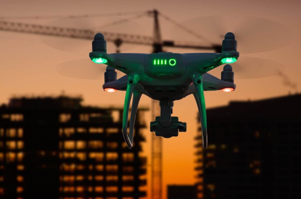 drone footage, drone for construction sites