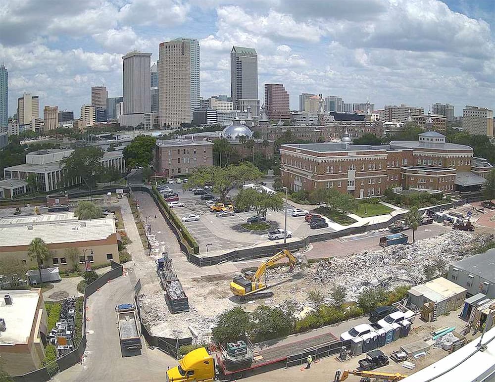 Detailed photo of a construction site