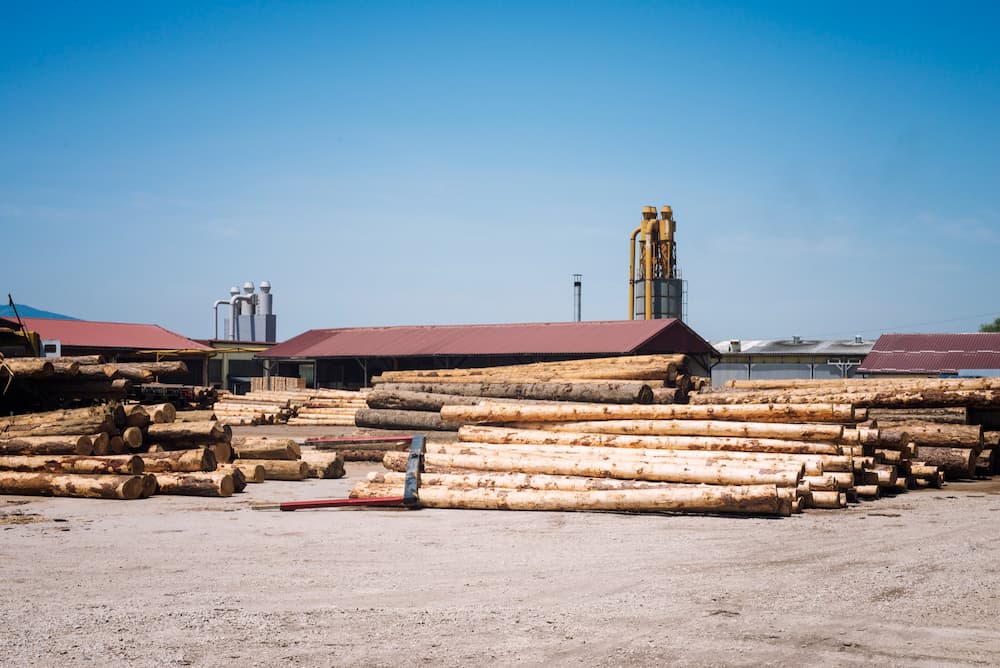 recycled material following LEED certification: wood