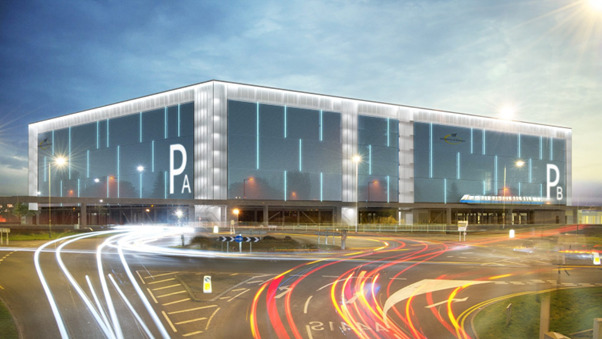 Immagine che mostra il rendering dell'aeroporto di Bologna