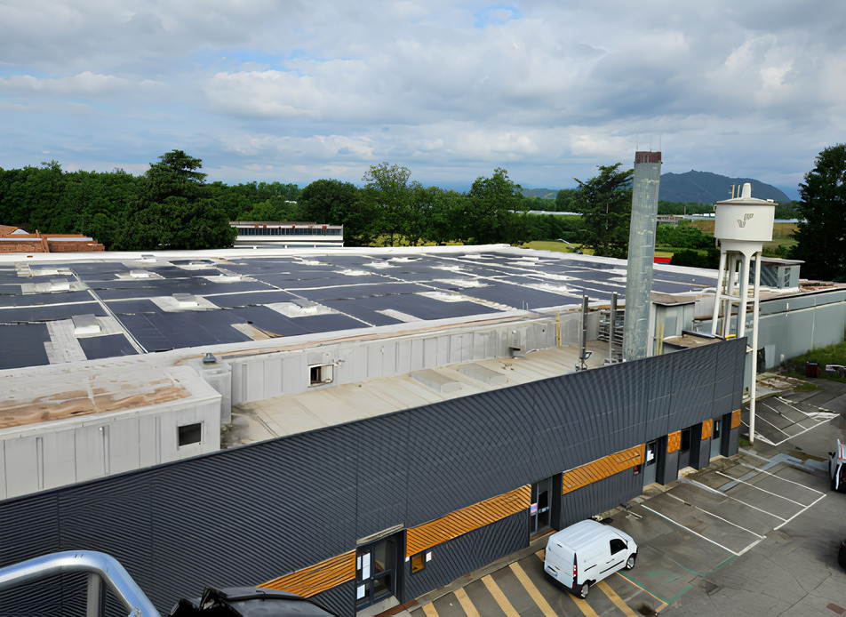 image of the Loro Piana plant in Quarona