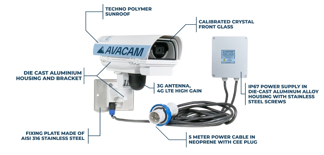 landslide monitoring: Avacam camera features